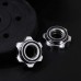 Garneck 2pcs Standard Barbell Spin-Lock Collars Screw Clamps Anti-Slip Spin-Lock Collars for Dumbell Weight Lifting 1 inchSilver - BPYY1SHR3
