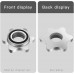 Lamoutor 2Pcs Anti-Slip Hex Nut 25mm Spin-Lock Collar Screw for Barbell Dumbbell Weight Lifting - B70GU5RFU