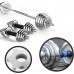 Lamoutor 2Pcs Anti-Slip Hex Nut 25mm Spin-Lock Collar Screw for Barbell Dumbbell Weight Lifting - B70GU5RFU