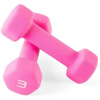 MOLLY FRASER 2 Pack 3 lb Dumbbell Hand Weights - B40YC2H6L