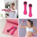 PIEPEIEGG Smart Dumbbell Set Exercise Professional Fitness Dumbbell Weight Set for Women with App Date Tracking LCD Display for Weightlifting Home Gym Office 2.5lb Pink - B4AZH6IGP