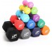 RitFit Set of 2 Neoprene Coated Dumbbells with Non-Slip Grip 2 lb-20 lb Color Coded Hex Shaped Hand Weights Pair for Home Gym Strength Training Workout - B2QP9O0KH