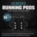 Running Pods 1.0 lbs Set Ultra-Dense Metal Alloy Hand Weights with Anti-Slip Finger Loop for Running Outdoor Training for Kids and Teens 2 Pods 0.5 lbs each - BMDL2ZI5Z