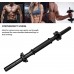 YSISLY Standard Threaded Dumbbell Handle Set Adjustable Nonslip Handles Weight Lifting Chrome Dumbbell Bars with Fixed Collar for Daily Workout Home Gyms Exercise - BQXYB0WM0