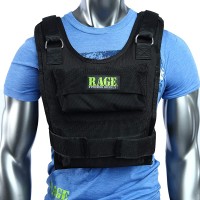 Rage Fitness Adjustable Weighted Vest Black One Size - BDX7PEAA1