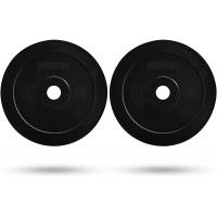 44SPORT Pair of Olympic Bumper Plates Two All Polymer Technique Weights - BLRYFKY4J