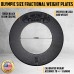 Micro Gainz Calibrated Fractional Weight Plate Set of .25LB-.50LB-.75LB-1LB-1.25LB Plates10 Plate Set w Bag-Designed for Olympic Barbells Strength Training & Micro Loading Made in USA - BI5UYAY91