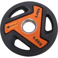 Sveltus 3810 Disc for Bar Unisex Adult 2.5 kg Orange Black - BKDFRIKJP