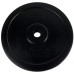 TUNTURI Unisex's Rubber 5.0kg Single Plate Black 5 kg - B8A18SYFC