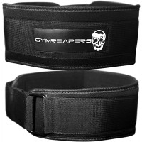 Crossfit Nylon Weightlifting Belt Black Large - B4HXBJC73