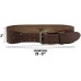Hide & Drink Double Prong Weightlifting Leather Belt 3 in. Wide Size 31 in. to 38 in Handmade Includes Warranty :: Bourbon Brown - B3DEKGFNH
