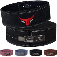 Mytra Fusion Leather Weight Lifting Power Lifting Back Support Belt Weight Lifting Belt Men Weight Lifting Belt Women Weightlifting Belt - B2LPC0KIA