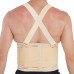 NeoTech Care Adjustable Back Brace Lumbar Support Belt with Suspenders Black Size M - BK9R1XBY0