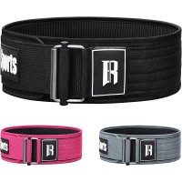 RIMSports Quick Locking Weight Lifting Belt Premium Lifting Belt for Weightlifting and Powerlifting Heavy Duty Weight Belt for Functional Fitness Perfect Weightlifting Belts for Men and Women - B0OGY4W0F