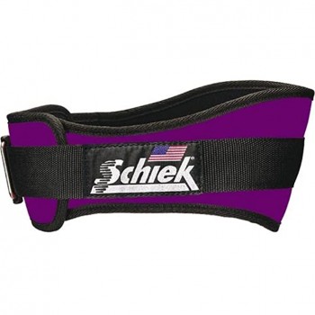 Schiek Sports Nylon Lifting Belt 4 3 4 inch XXL Purple - BKBLZ386V