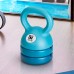 Adjustable Kettlebell Weights Strength Training Solid Iron Kettle Ball Exercise Handle Grip Kettlebells Great for Home or Gym Workout Free Weights Men Women Full-Body - BEU9DXGDR