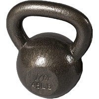 JFIT Kettlebell Weights Vinyl Coated Iron 45 Pounds Coated for Floor and Equipment Protection Noise Reduction Free Weights for Ballistic Core Weight Training - BTF48R87W