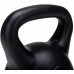 Mind Reader Kettlebell 7 KG Dumbbell Cast Iron Home Indoor Strength Training Equipment Black - B55DQ7EJS