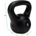 Mind Reader Kettlebell Dumbbell Cast Iron Home Indoor Strength Training Equipment 4 KG 8.8 LB Black - BS3DFLE5M