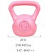 Pink kettlebells 20 LBS. 1 with handle fitness equipment Olympic Core strength training professional weight lifting fitness home gym suitable for women men adults. Free weight body building strength training fitness yoga dance gymnastics lady gift girlfri