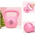 Pink kettlebells 20 LBS. 1 with handle fitness equipment Olympic Core strength training professional weight lifting fitness home gym suitable for women men adults. Free weight body building strength training fitness yoga dance gymnastics lady gift girlfri