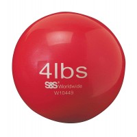 S&S Worldwide No-Bounce Medicine Ball 4-lb 5.3" - BOU32MKVG