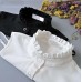Fendawn Strive White Shirt False Collar Classic White Fashion Shirt False Collar for Women Girls - BW22ZEDE1