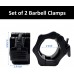futaiphy Olympic Barbell Clamps Bar ClipsPair 2 Inch Quick Release Dumbbell Clamps Lock Down Weight Clamps for Workout Weightlifting Fitness Training - BFEHEGGEH