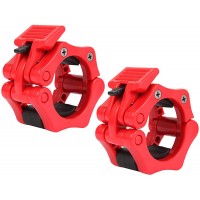 Goodoo Standard Olympic Barbell Clamps 2 inch，Fitness Barbell Collars 50MM 1 Pair，One-Click Fast Clamping and Releasing - BH8LFK8YJ