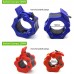 KIBBEH Olympic Barbell Clamps 1 and 2 Quick Release Barbell Collars Non-Slip Locking Weight Clips for Exercise Weightlifting - B8LU1AB12