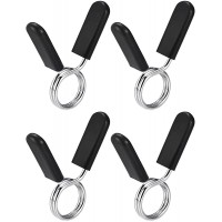 uxcell Spring Clip Collars 4pcs 25mm Gym Weight Bar Barbell Spring Collar Clip Dumbbell Lock Clamp Tool - BYQC8MTND