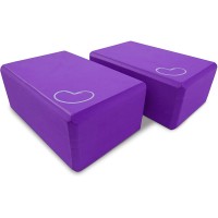 Bean Products Yoga Blocks Standard & Large Sizes Studio Grade Non-Slip Made from Eco Friendly Materials 100% Natural Cork or Foam Improves Stability & Alignment Single Block or 2 Pack Sets - B8V5PS8TE