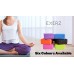 EXERZ Yoga Blocks 2pcs Gym Bricks High Density EVA Foam -Comfortable Fitness Yoga Bricks Anti-Slip Lightweight and Travel Friendly Pilates Practice - BJQG6IYVJ