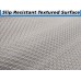 24 x 48 Slip-Resistant Exercise and Equipment Mat for use Underneath Stationary Bike and other Gym Equipment Floor Protector Gray Color by EX ELECTRONIX EXPRESS - BBUUDZY3C