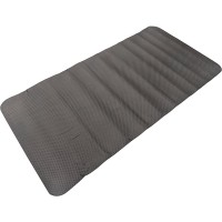 24" x 48" Slip-Resistant Exercise and Equipment Mat for use Underneath Stationary Bike and other Gym Equipment Floor Protector Gray Color by EX ELECTRONIX EXPRESS - BBUUDZY3C