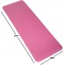 Extra Thick Yoga Mat- Non Slip Comfort Foam Durable Exercise Mat For Fitness Pilates and Workout With Carrying Strap By Wakeman Fitness Pink - B5V193I5Z