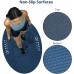 Launch Fitness 52x32 Jump Rope Mat Indoor Outdoor Padded Mat | Shock Absorbing Mat For Cross Rope Exercise Workout | Durable Workout Padded Mat | Round Mat | Workout Mat with Design - BW1EINT3Q