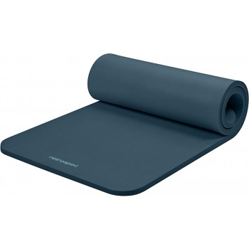 Retrospec Solana Yoga Mat 1 & 1 2 Thick w Nylon Strap for Men & Women Non Slip Exercise Mat for Yoga - B5U0K083A