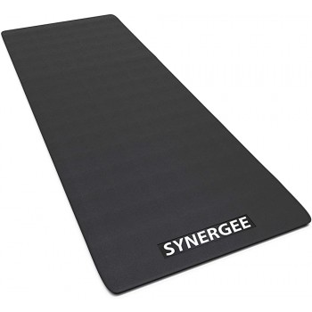 Synergee Exercise Equipment Mats. High Density Floor Mats for Indoor Fitness Training Equipment. Works Great with Cycling Bikes Spinning Bikes Treadmills or Rowers. Available in 3 Sizes. - BNZRM77JT