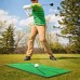 Zariocy Golf Training Mat With Rubber Base Swing Detection Batting Mini Golf Practice Training Auxiliary Blanket to Analysis and Correct Your Swing Path for Home Office Outdoor Backyard 12x24 inch - BI1T3WL9O