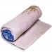 Areté | Unique Yoga Mat Towel + Matching Face Towel | #1 Non Slip | Sweat Absorbent + Luxury Soft | Fits Mat Perfectly | Best for Bikram Hot Yoga Vinyasa Pilates Gym + Travel | Non Bleeding Color - BFGY7MM0E
