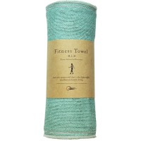 Charcoal-Infused Fitness Sports Towel Naturally Anti-Odor and Absorbent 6 x 42 in Turquoise x Gray - BUBQAHAVP
