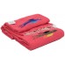 Coral Pink Thunderbird Heavyweight Yoga Blanket-- Made for Yoga! Hand Made Mexican Blanket - BEAZGY1NC