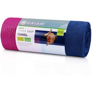 Gaiam Grippy Yoga Mat Towels - BOXGGUQ56