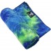 The Perfect Yoga Towel Super Soft Sweat Absorbent Non-Slip Bikram Hot Yoga Towels | Perfect Size for Mat Ideal for Hot Yoga & Pilates! Coral Green & Blue Tye Dye - BOA1C9FE7