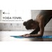 Yoga Towel Tie-Die Textures Non-Slip Yoga Towel with Bag Odorless and 100% Absorbent Microfiber Sweat Towel Yoga Towel Mat for Hot Yoga Bikram and Pilates 24''x72'' Hot Yoga Towel - BW67SFNQA