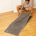 YogaRat HOT YOGA TOWEL: 100% durable thick super-absorbent microfiber. Offered in multiple mat-length sizes 26x72 25 x 72 or 24 x 68 to lay on top of your yoga mat for better grip and moisture absorption and a hand-size towel