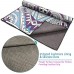 zapita Yoga Mat Towel Double-Layer Composite Material & Grip Dots Keep Smooth Foldable Travel Mat for Hot Yoga Bikram Vinyasa Floor Exercises Mandara Purple - BWG24MWYU
