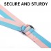 2 Packs Yoga Straps for Stretching 8 Colors 6 Feet Extra Thick Yoga Belt Strap Stretching Strap Stretch Bands with Adjustable Metal D-Ring Buckle Durable Premium Comfy for Pilates Fitness Dance - BGCEVZV93