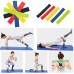 5PCS Resistance Loop Exercise Bands Daily Fitness Training Home Fitness Portable Training Bands for Exercise Speed and Agility Gluteal Muscles Legs for Pilates Yoga and Strength Exercises Colorful - BONJ7FJD8